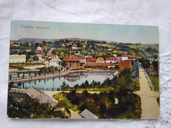 Antik képeslap Erdély Vizakna település Rákóczi tó 1913