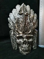Annual sale! A curiosity!!! Astrophilite Indian crystal skull 3250 gr!!!!