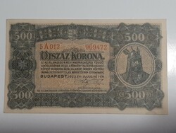 500 korona 1923  RITKA szép állapotban