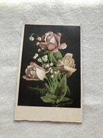 Régi Virágos képeslap