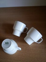 3 rosenthal coffee cups 7x6 cm