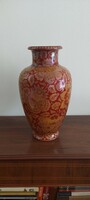 Large vase of Zsolnay shield seal eosin 34 cm