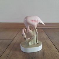 Ritka Zsolnay Sinkó flamingó figura