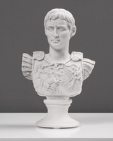 Augustus Caesar primaporta statue reproduction - Roman censor bust (small) 17cm