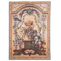 Hölgy a Címerrel - Faliszőnyeg, Falvédő, Falikárpit 150 x 110 cm