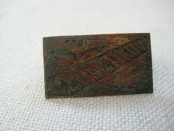 20 years old from 1949-1969. Years, red copper, 60 x 18 mm