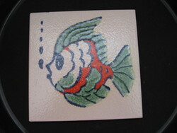 Fishy, lucky feng shui, san marco ceramic italy tile