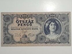 500 pengő 1945 UNC  ötszáz pengő