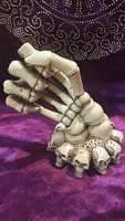 Halloween party skeleton hand statue (l2636)