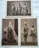 MARIONETT - Müncheni Művészek Színháza, szereplők, postai képeslap, 1905