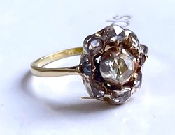 Tündöklő , Gigantikus Luxus Gyémánt gyűrű kb 1,7 Ct ! Grófi