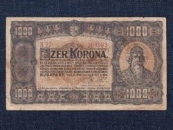 Kisméretű Korona államjegyek 1000 Korona bankjegy 1923 (id63155)