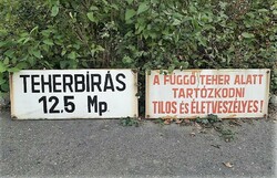 100 x 40 cm Enamel Sign