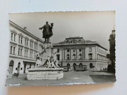 Régi képeslap Szeged 1959 levelezőlap Klauzál tér a Kossuth szoborral