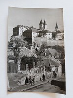 Régi képeslap fotó levelezőlap 1962 Veszprém Vár a Dózsa város felől