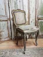Barokk szék, felújítandó darab, tiszta fa ép szerkezettel, vintage szék