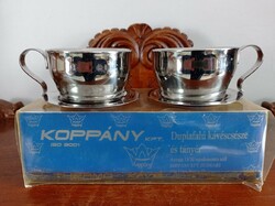 Koppány stainless steel double wall coffee cup set