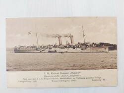 Kleiner kreuzer aspern, Imperial German Navy, feldpost, i. World War postcard, 1915