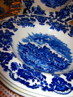 6 angol fajansz tányér Enoch Wedgwood porcelán