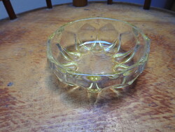 Old yellow glass bowl