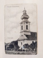 Gyertyámos, templom, régi képeslap