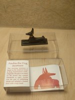 Egyiptomi Anubis kutya szobor miniatűr, ajánljon!