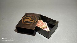 MOST AKCIÓS ÁR!! Iparművész zseb hamuzó hamutartó hamus + két csomag tűzkő