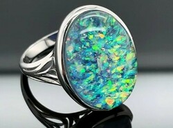 Meseszèp "Living Colours"  drágaköves gyűrű ,  925,  56 os méret új