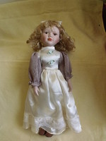 Old porcelain doll 41 cm