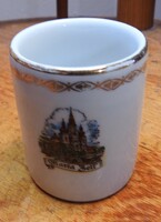 Maria zell landscape small glass, mug, Lilien porcelain