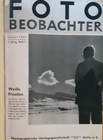 FOTO BEOBACHTER  -RITKA FOTÓS FOLYÓIRAT 1937 - TELJES ÉVFOLYAM