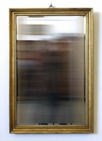 1K354 antique Biedermeier mirror 94 x 63 cm