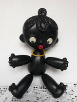 Retro néger baba a '60-as évekből, 30 cm
