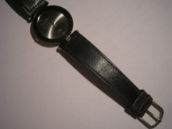 Mc quartz working watch with black strap