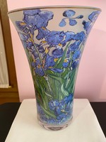 Goebel: vincent van gogh: glass vase of irises