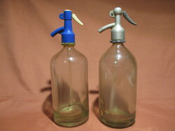 2 old soda bottles, siphon