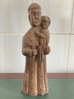 Kereszténység vallási figura szobor fából