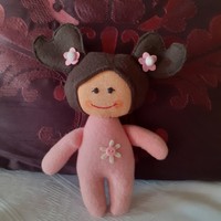 Handmade, hand-sewn doll