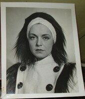 Tasnády Fekete Mária turbános vintage nagy méretű filmfotó