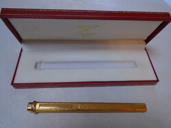 Must de cartier paris gilded ballpoint pen covered with 18 carat gold