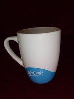 Mccafé porcelain mug, mcdonald’s. In blue. He has! Jókai.