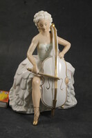 German baroque cello girl 134