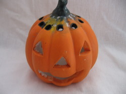 Halloween pumpkin ceramic candle holder, pumpkin lantern