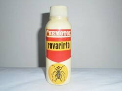 Retro Chemotox rovarirtó spray flakon - KHV Kozmetikai és Háztartásvegyipari Vállalat - 1970-es évek