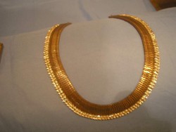 U3 cleopatra necklace collieé, from goldsmith artist rarity from late bardócz brown
