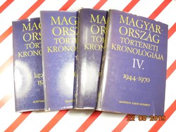 Magyarország történeti kronológiája I. II. III. IV. kötet egyben