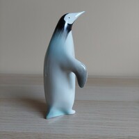 Extrém ritka gyűjtői Schrammel Imre Hollóházi pingvin figura
