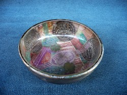 Old József Corvinus-Schlarp cigar ring pewter bowl