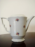 Vintage Zsolnay Porcelain Teapot with Floral Design