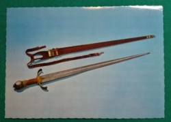 Koronázási kard és hüvelye,fotóképeslap,1978